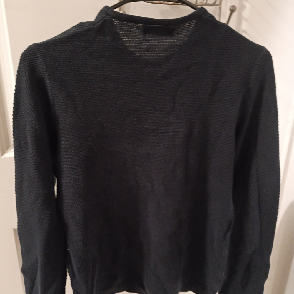 Zara Men's Small Navy Blue Thermal, Brand New